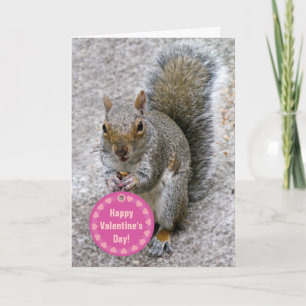 Squirrel Valentine's Day Card