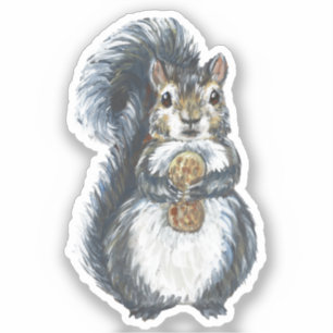 Squirrel Vinyl Sticker