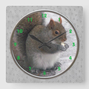 Squirrel Wall Clock