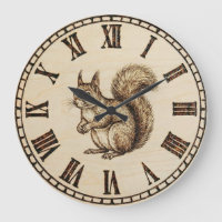 Squirrel Wall Clock