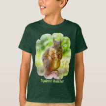 Squirrel Watcher Animal Painting Artwork Kids