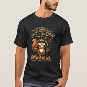 Squirrel Watching Enthusiast Wildlife Observer Nat T-Shirt