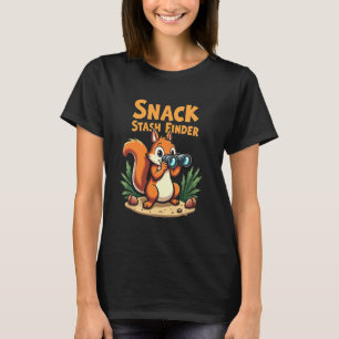 Squirrel Watching Enthusiast Wildlife Observer Nat T-Shirt