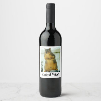 Squirrel Wine Label