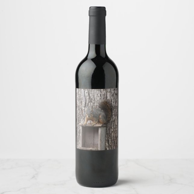 Squirrel Wine Label (Front)