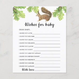 Squirrel wishes for baby
