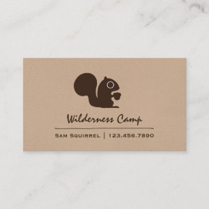 Squirrel with Acorn Business Card