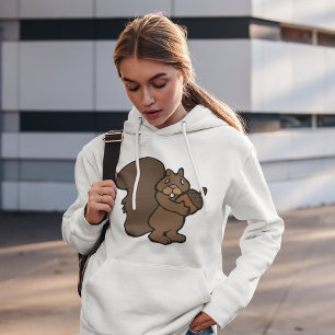 Squirrel With An Acorn Hoodie