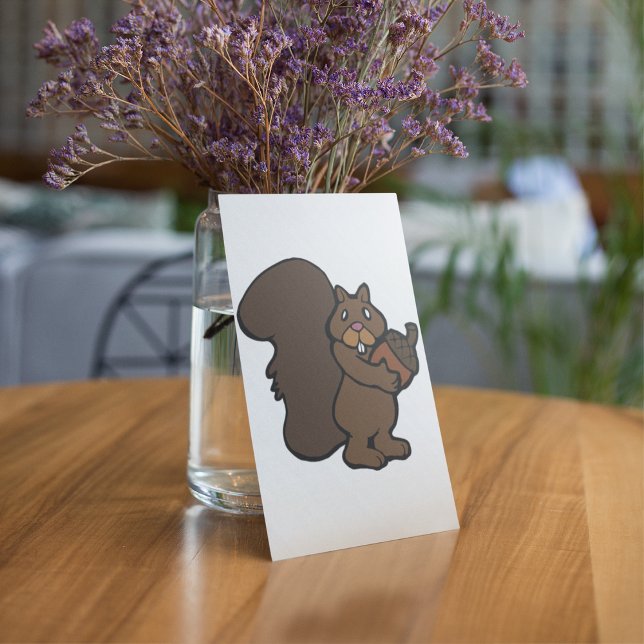 Squirrel With An Acorn Invitation (Creator Uploaded)