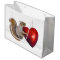 Squirrel with Big Red Heart Gift Bag
