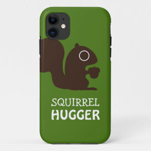 Squirrel with Custom Text iPhone 11 Case