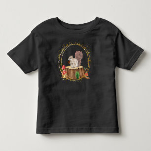 squirrel with heart t shirt
