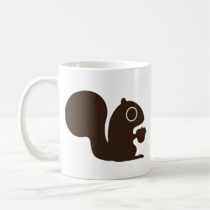 Squirrel with Nut Cute Woodland Wildlife Coffee Mug