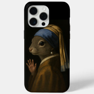 Squirrel With The Pearl Earring iPhone 15 Pro Max Case