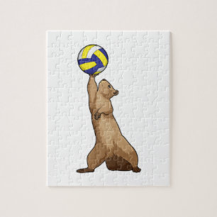 Squirrel with Volleyball Jigsaw Puzzle