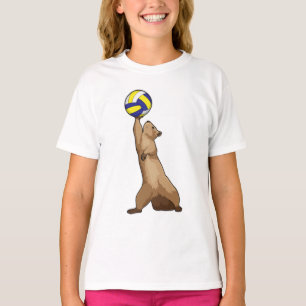 Squirrel with Volleyball T-Shirt