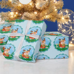 Squirrel Wrapping Paper
