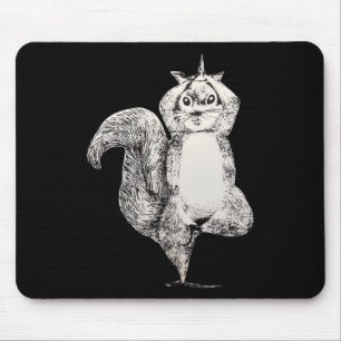 Squirrel Yoga Mouse Mat