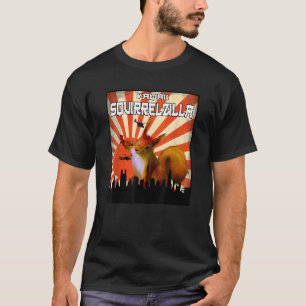 Squirrel Zilla Squirrel Wear Cute Squirrel Tee Kaw