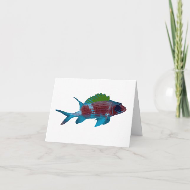 Squirrelfish card (Front)