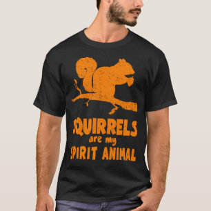 Squirrels Are My Spirit Animal Cute Gopher T-Shirt