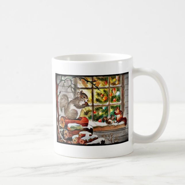 Squirrels at the Window Coffee Mug (Right)