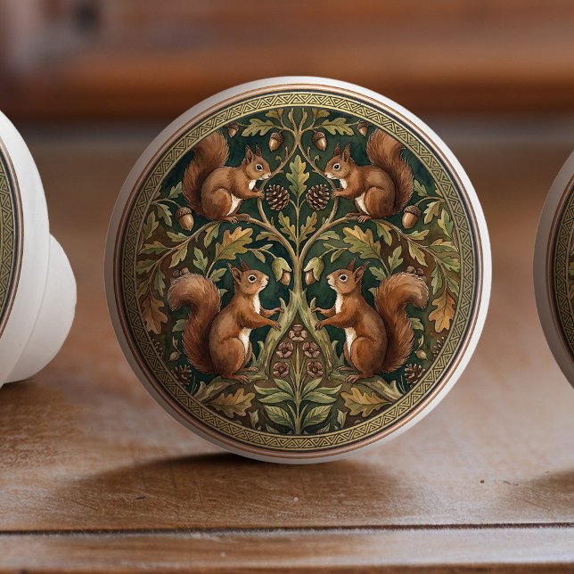 Squirrels Ceramic Pull Knob (Creator Uploaded)