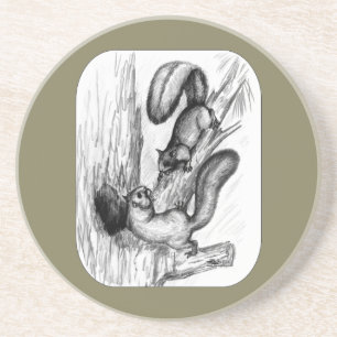 Squirrels Coaster