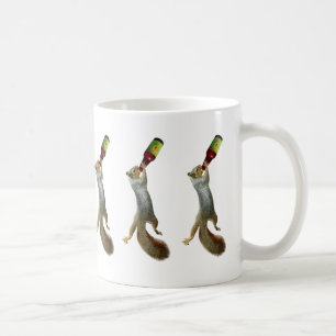 Squirrels Drinking Beer Coffee Mug