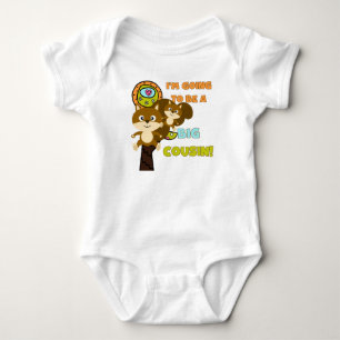 Squirrels Future Big Cousin Baby Bodysuit