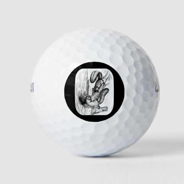 Squirrels Golf Balls (Front)