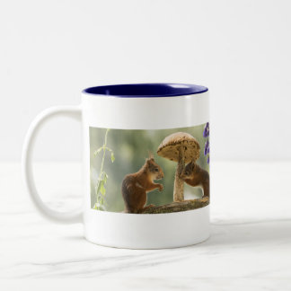 Squirrels in Mushrooms Mug