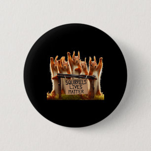 Squirrels' Lives Sticker  6 Cm Round Badge