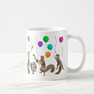 Squirrels Music Party Mug