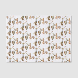 Squirrels Musicians Tissue Paper