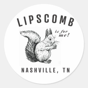 Squirrels of Lipscomb Stickers