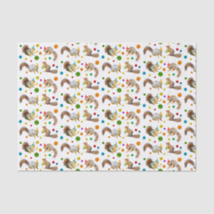 Squirrels Party Tissue Paper