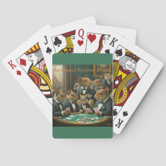 Squirrels Playing High Stakes Poker Cards