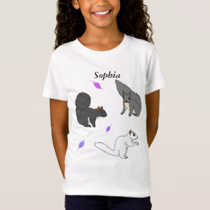 Squirrels Purple T-Shirt
