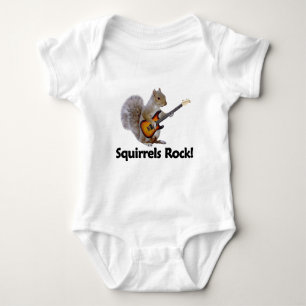 Squirrels Rock! Baby Bodysuit