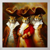 Squirrels Three Musketeers