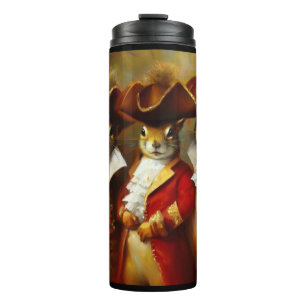 Squirrels Three Musketeers Thermal Tumbler