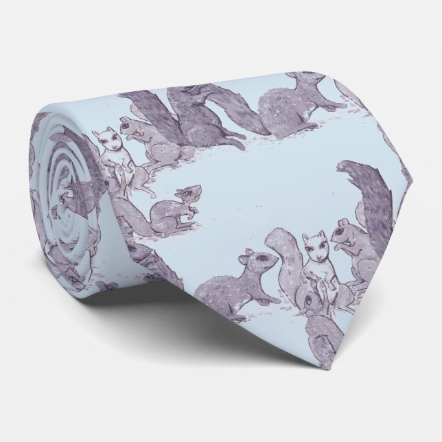 Squirrels! Tie (Rolled)