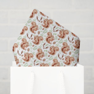 Squirrels Tissue Paper