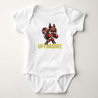 Squirrels with boxing gloves - UFFBASSE! Baby Bodysuit