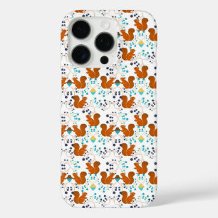 Squirrels with oak berries iPhone 16 pro case