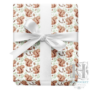 Squirrels Wrapping Paper