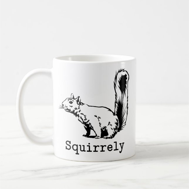 Squirrely Coffee Mug (Left)