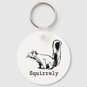 Squirrely Key Ring