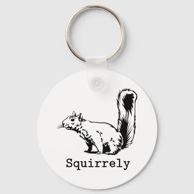 Squirrely Key Ring (Front)